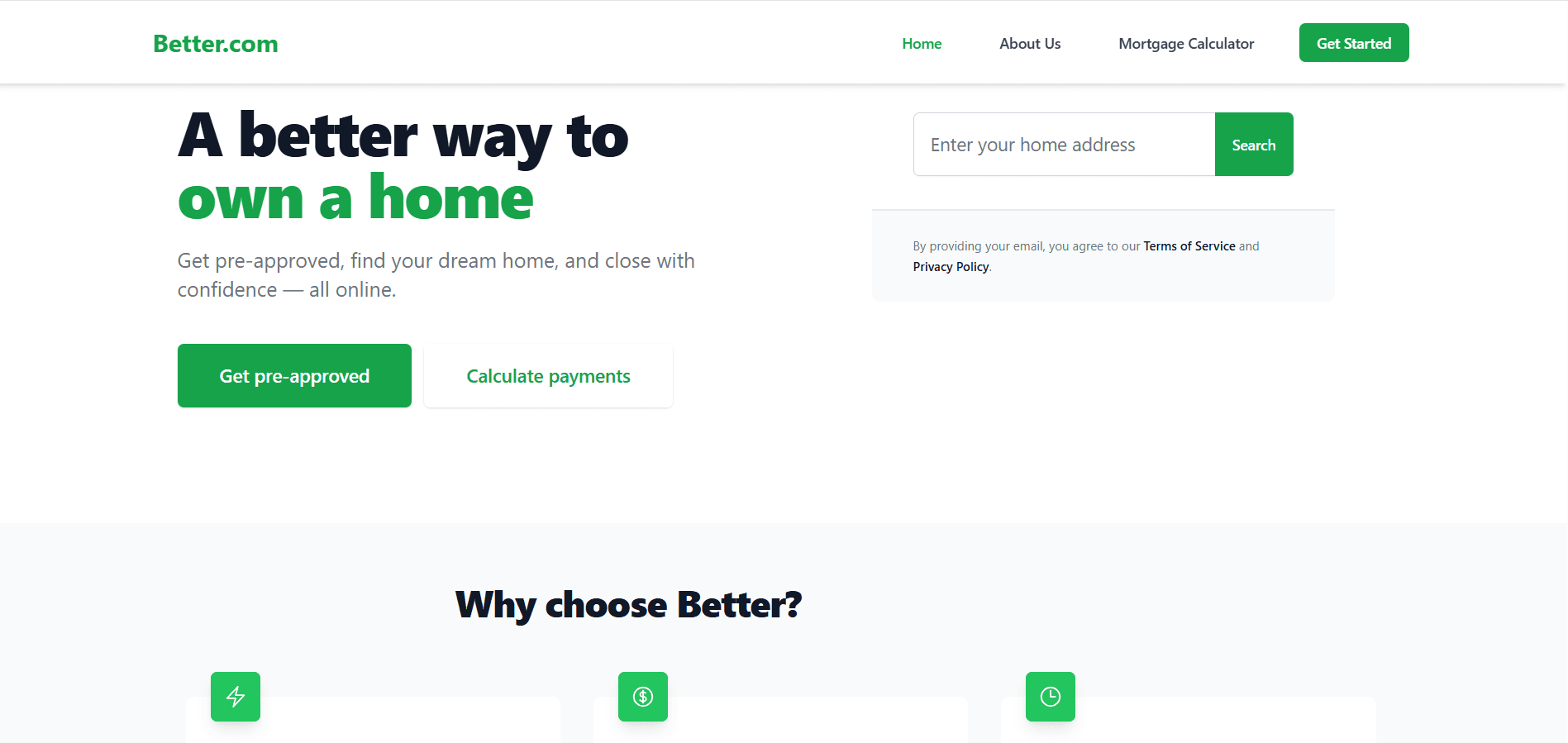 Mortgage Consultation App
